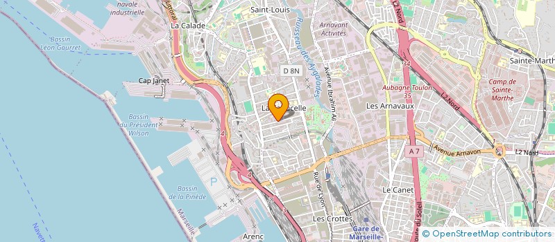 localisation de l'entreprise SCI ALPES CROISSANCE à MARSEILLE