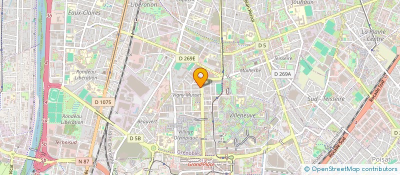 localisation de l'entreprise SCI ALPES LES ALLIES  GRENOBLE