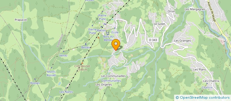 localisation de l'entreprise SCI ALPES NORMANDIE  SAINT-GERVAIS-LES-BAINS