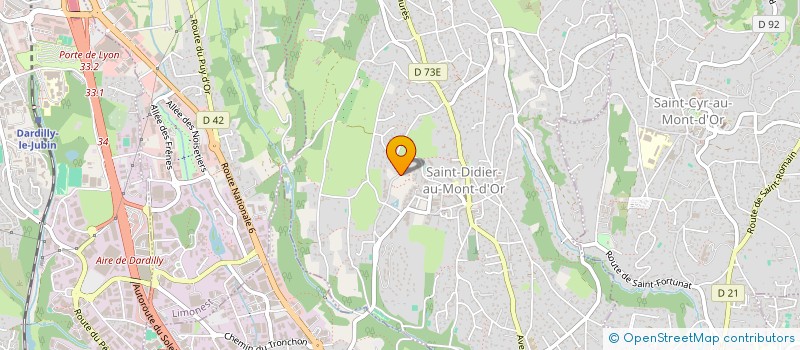localisation de l'entreprise SCI ALPES VERNEYS  SAINT-DIDIER-AU-MONT-D'OR