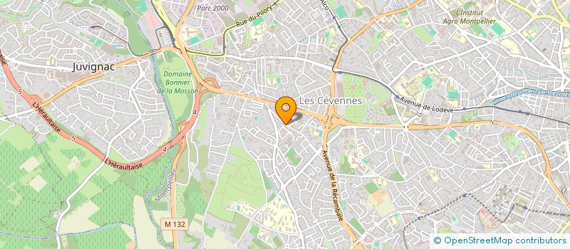 localisation de l'entreprise SCI ALPEX GESTION à MONTPELLIER
