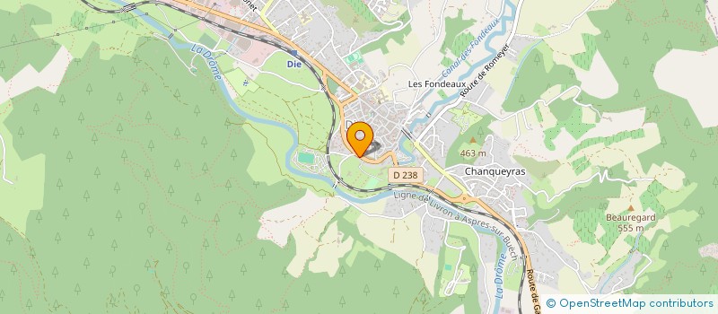 localisation de l'entreprise SCI ALPG à DIE