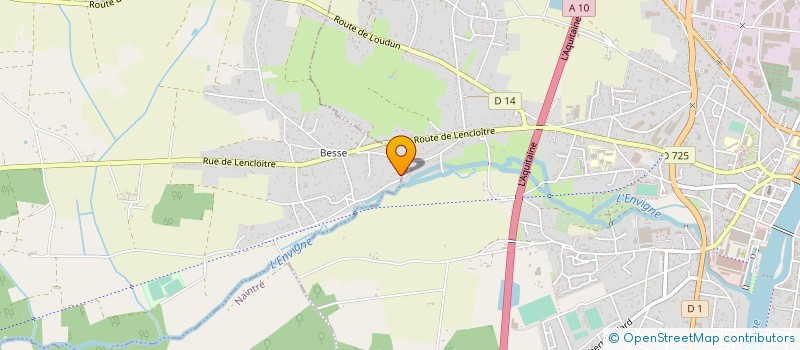 localisation de l'entreprise SCI ALPHA 1114  THURE