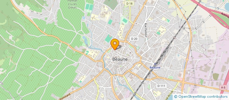 localisation de l'entreprise SCI ALPHA à BEAUNE