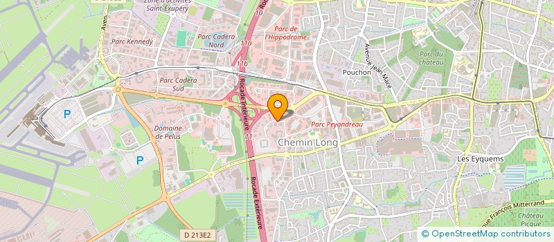 localisation de l'entreprise SCI ALPHA  MERIGNAC