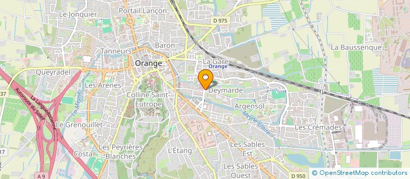 localisation de l'entreprise SCI  ALPHA  ORANGE