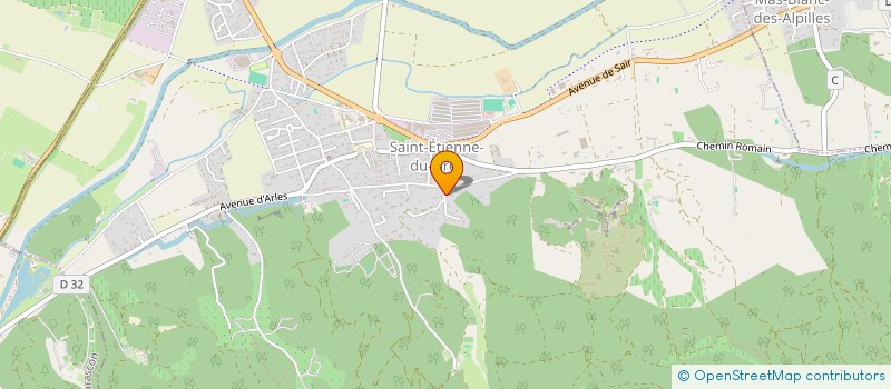 localisation de l'entreprise SCI ALPHA  SAINT-ETIENNE-DU-GRES