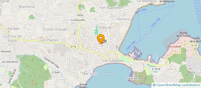 localisation de l'entreprise SCI ALPHA à LA SEYNE-SUR-MER