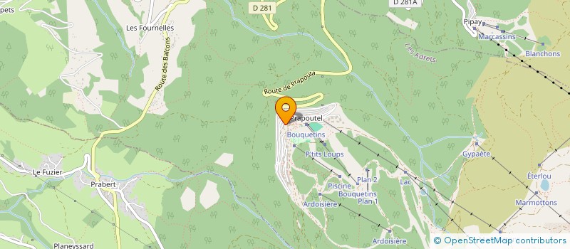 localisation de l'entreprise SCI ALPHA  BERNIN