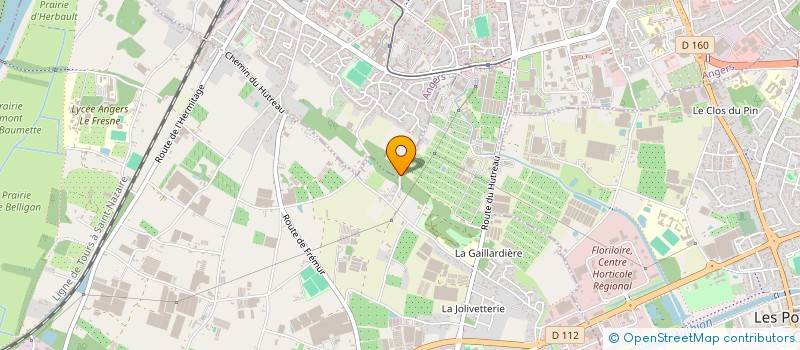 localisation de l'entreprise SCI ALPHA à ANGERS