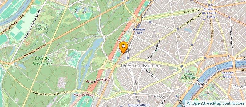 localisation de l'entreprise SCI ALPHA  PARIS