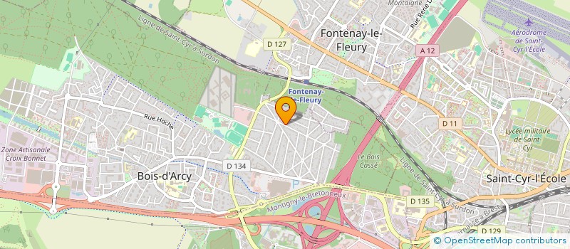 localisation de l'entreprise SCI ALPHA  BOIS-D'ARCY