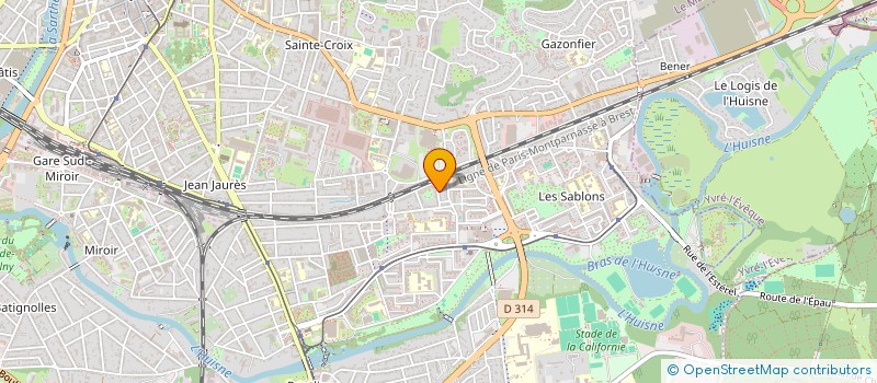 localisation de l'entreprise SCI ALPHA  LE MANS