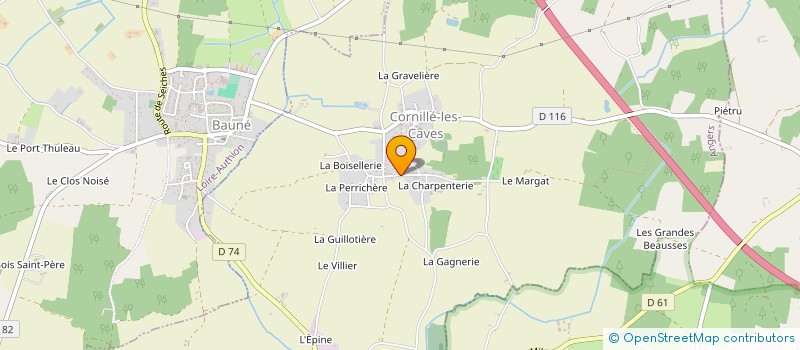 localisation de l'entreprise SCI ALPHA  CORNILLE-LES-CAVES