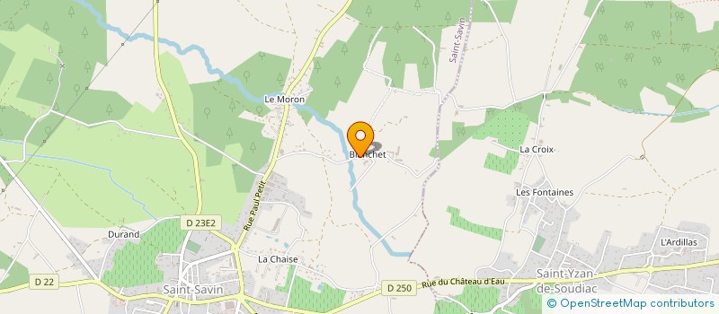 localisation de l'entreprise SCI ALPHA à SAINT-SAVIN