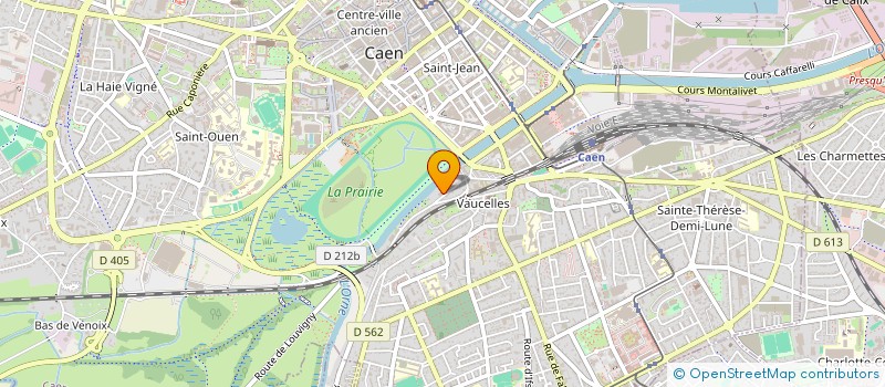 localisation de l'entreprise SCI ALPHA  CAEN