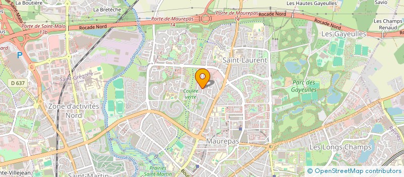 localisation de l'entreprise SCI ALPHA  SAINT-NAZAIRE