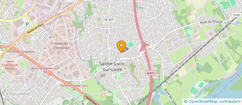 localisation de l'entreprise SCI ALPHA B-19  SAINTE-LUCE-SUR-LOIRE