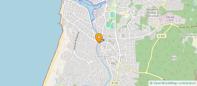 localisation de l'entreprise SCI ALPHA CAP à CAPBRETON