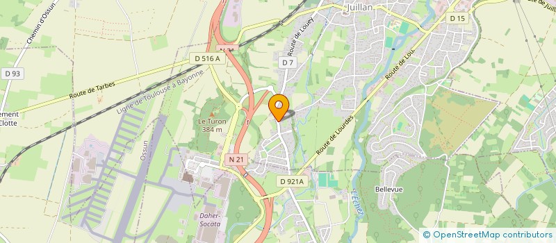 localisation de l'entreprise SCI ALPHA CARRE  JUILLAN