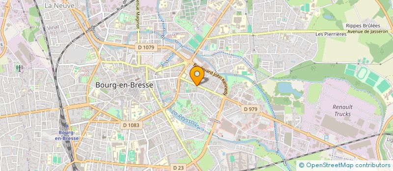 localisation de l'entreprise SCI ALPHA DU PHENIX à BOURG-EN-BRESSE