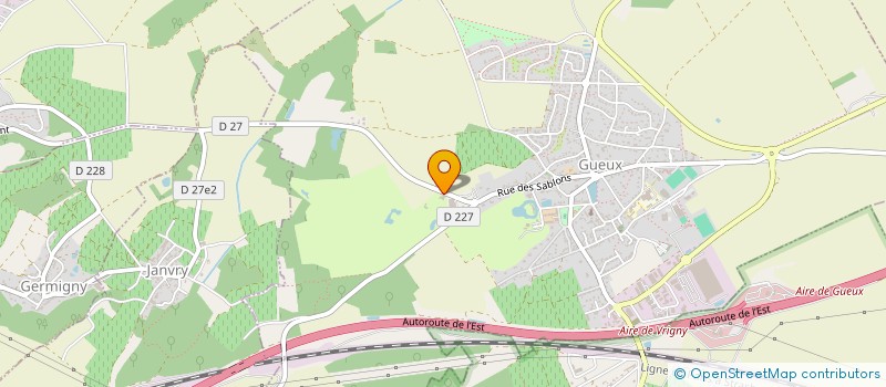 localisation de l'entreprise SCI ALPHA IMMO  GUEUX