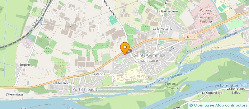 localisation de l'entreprise SCI ALPHA IMMOBILIER 49  SAINTE-GEMMES-SUR-LOIRE