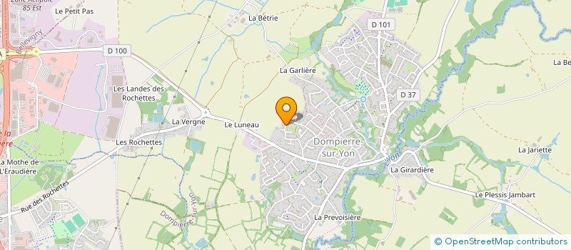 localisation de l'entreprise SCI ALPHA INVEST  DOMPIERRE-SUR-YON