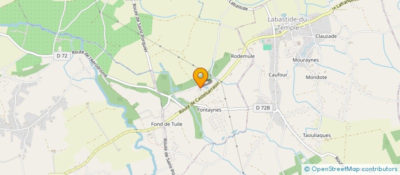 localisation de l'entreprise SCI ALPHA KILO  LES BARTHES