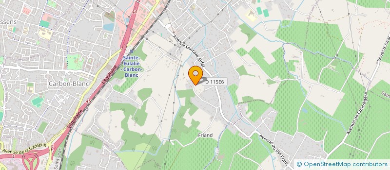 localisation de l'entreprise SCI ALPHAND & ALCALA à SAINTE-EULALIE