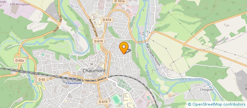localisation de l'entreprise SCI ALPHANDERY à CHAUMONT