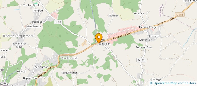 localisation de l'entreprise SCI ALPHAPLUS  PLOUMILLIAU