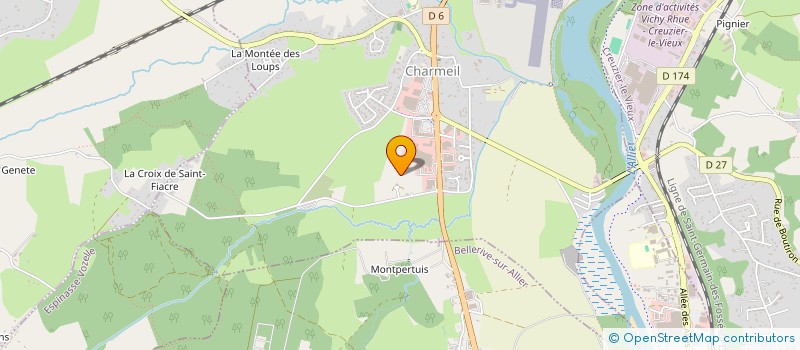 localisation de l'entreprise SCI ALPHEE  CHARMEIL