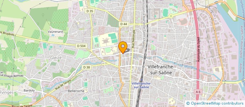 localisation de l'entreprise SCI ALPHI  VILLEFRANCHE-SUR-SAONE