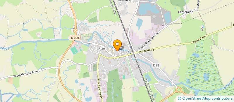 localisation de l'entreprise SCI ALPHI  RUE