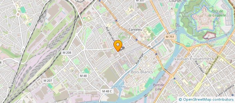 localisation de l'entreprise SCI ALPHI à LILLE