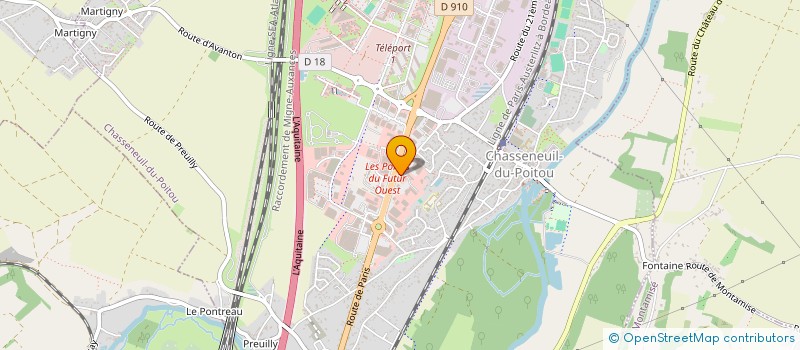 localisation de l'entreprise SCI ALPHONSE  CHASSENEUIL-DU-POITOU