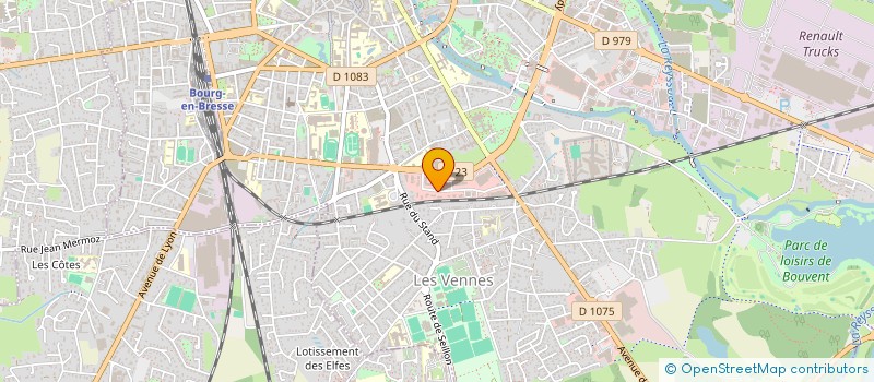 localisation de l'entreprise SCI ALPHONSE BAUDIN à BOURG-EN-BRESSE
