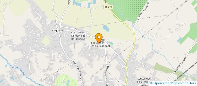 localisation de l'entreprise SCI ALPHONSE DAUDET  MONTAUBAN