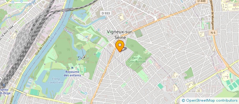 localisation de l'entreprise SCI ALPHONSE DAUDET à VIGNEUX-SUR-SEINE