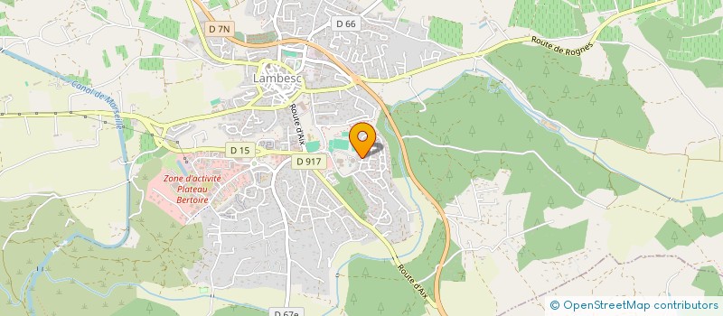 localisation de l'entreprise SCI ALPHONSE DAUDET  LAMBESC