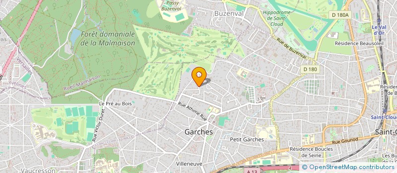 localisation de l'entreprise SCI ALPHONSE ET CIE à GARCHES