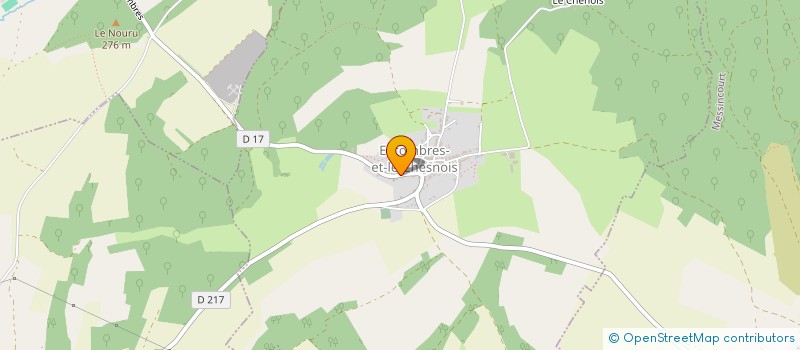 localisation de l'entreprise SCI ALPHONSE IMMOBILIER INTERNATIONAL  ESCOMBRES-ET-LE-CHESNOIS