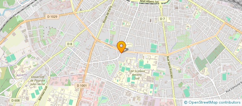 localisation de l'entreprise SCI ALPHONSE PAILLAT HUYGHE à AMIENS