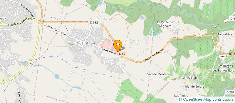 localisation de l'entreprise SCI ALPI à SAINT-CYR