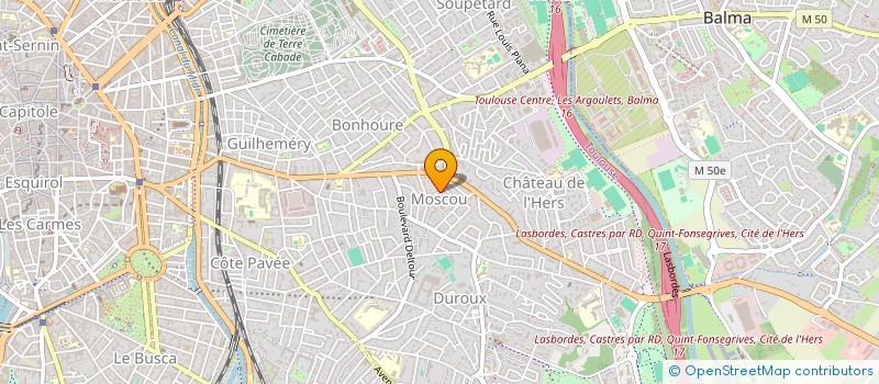 localisation de l'entreprise SCI ALPI  TOULOUSE
