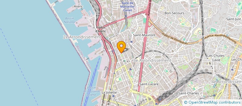 localisation de l'entreprise SCI ALPI  MARSEILLE