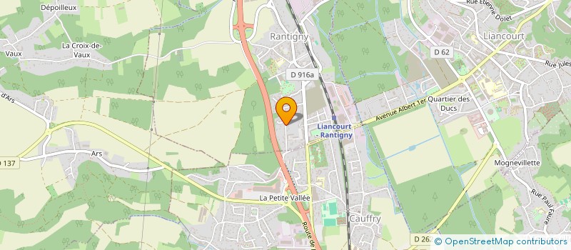 localisation de l'entreprise SCI ALPI IMMO  RANTIGNY