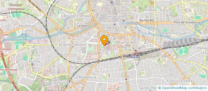 localisation de l'entreprise SCI ALPI LOVE  RENNES