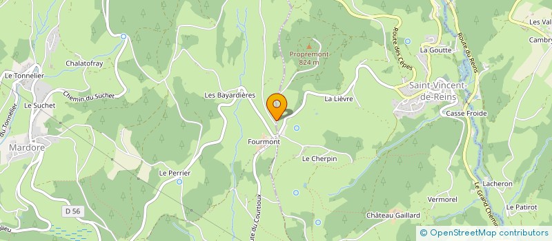 localisation de l'entreprise SCI ALPI22  THIZY-LES-BOURGS